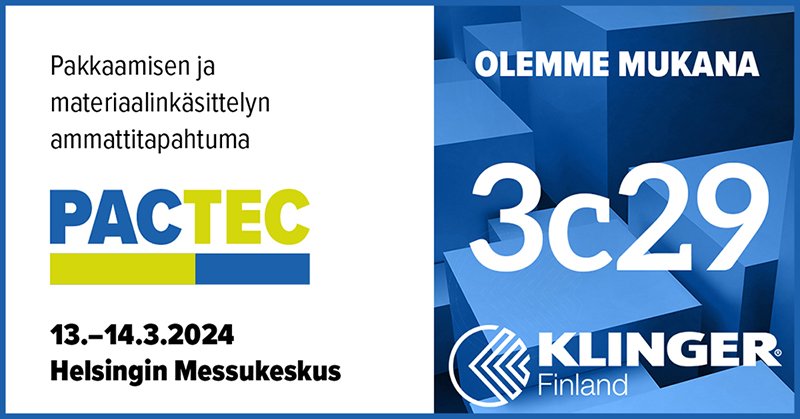 KLINGER Finland mukana PacTec 2024 -tapahtumassa.